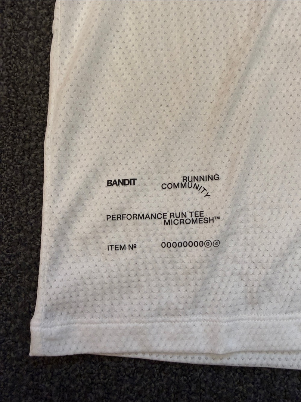 Bandit Women’s Micromesh Relaxed Tee in White - Picture 4 of 9